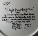 A gift from Godfather by Shell Fisher Plate