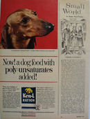 Ken L ration Dog Food And Dachshund Ad 1963