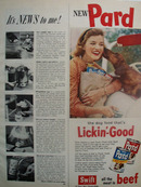 Pard Dog Food And Dachshund Ad 1959
