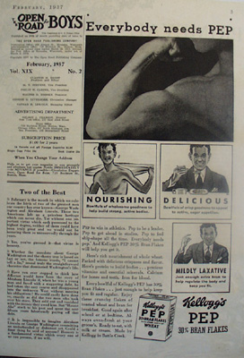 Kelloggs Bran Flakes Everybody Needs Pep Ad 1937