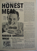 Nabisco Shredded Wheat Honest Meal Ad 1951