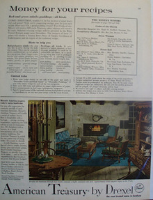 Drexel Furniture American Treasury Ad 1962