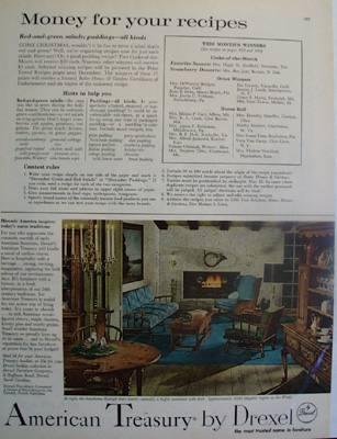 Drexel Furniture American Treasury Ad 1962
