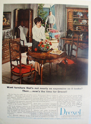 Drexel Furniture Not As Expensive As It Looks Ad 1966