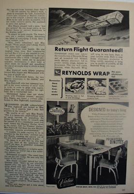 Virtue Bros Furn. Designed Todays Living Ad 1951