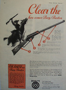 Daisy Rifle And Buzz Barton Ad 1932
