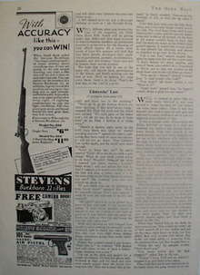 Stevens Rifle Accuracy Can Win Ad 1937