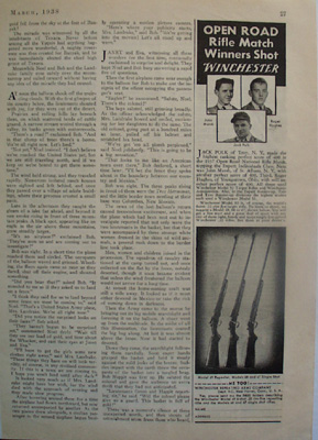 Winchester Rifle Match Winners Ad 1938