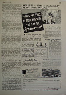 Hohner Harmonica Parties Are Fun Ad 1935