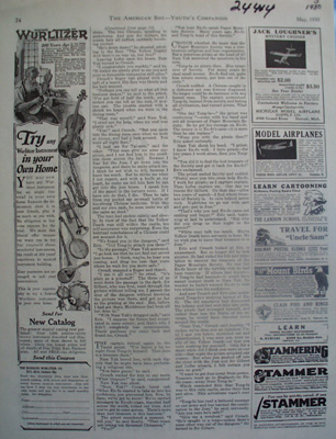 Wurlitzer Instruments In Your Own Home Ad 1930