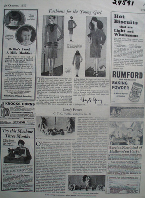 Rumford Baking Powder Hot Biscuits Ad 1927
