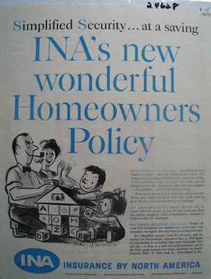 Insurance North American Simplified Security Ad 1959