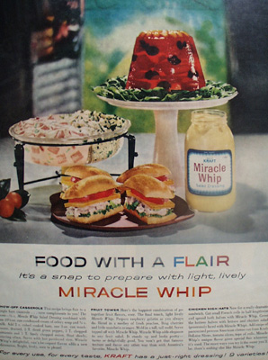 Miracle Whip food With Flair Ad 1959