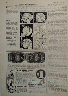Rodeo Belt Christmas Ad 1935