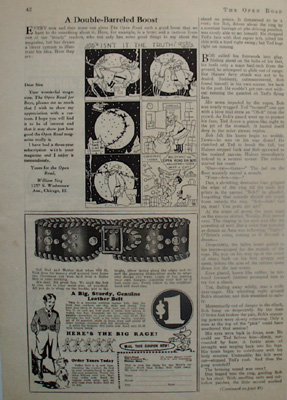 Rodeo Belt Christmas Ad 1935