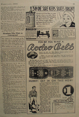Rodeo Belt Bet You Want And Buzz Barton Ad 1934