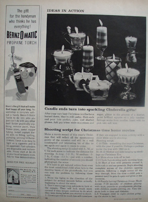Make Candle Ends Into Cinderella Gifts Article 1960