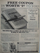Artistic Card Co Free Coupon Ad 1959