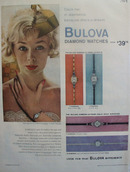 Bulova Deck Her In Diamonds Ad 1959