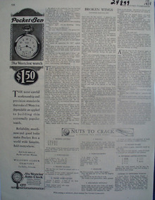 Western Clock Co Pocket Ben Ad 1928