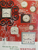 Westclox Clocks Christmas Ad 1960