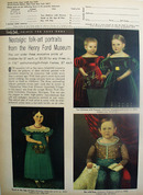 Nostalgic Folk Art Portraits. Ad 1965