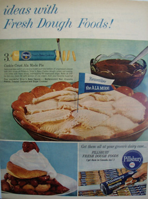Pillsbury Ideas With Fresh Dough Foods Ad 1959