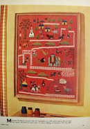 Sampler Little Girls Visit to Zoo Picture 1952