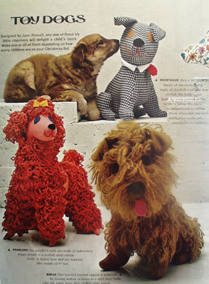 Toy Dogs Designed By Joan Russell Article 1964