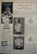 Fathers Shirts Become Blouses For Girls Article 1952