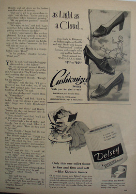 Cushionized Shoes Light As Cloud Ad 1953