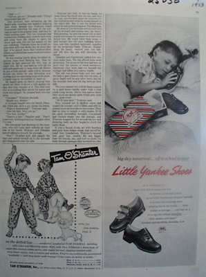 Little Yankee Shoes Big Day Tomorrow Ad 1933