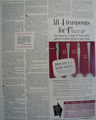 Holmes Edwards Sterling Four For One Dollar Ad 1953