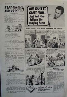 Fleishmanns Clears Neds Skin Ad 1936
