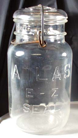 ATLAS E Z SEAL Clear Qt Canning Jar