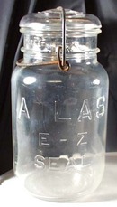 ATLAS E Z SEAL Clear Qt Canning Jar