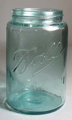 Ball Mason Aqua Pt Canning Jar