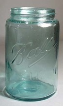 Ball Mason Aqua Pt Canning Jar