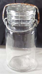 Unmarked Clear Half Pint Canning Jar