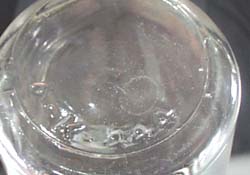 Unmarked Clear Half Pint Canning Jar