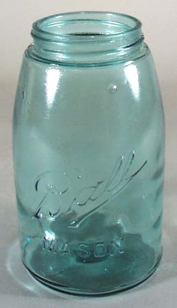 Ball MASON Aqua Qt Canning Jar