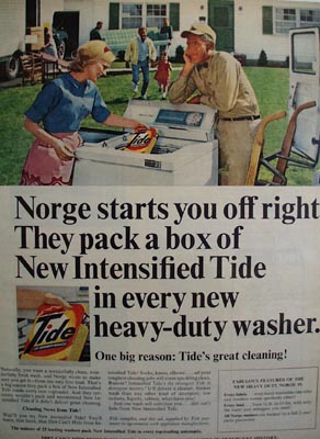 Norge Washer And Tide Ad 1966