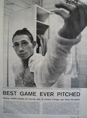 Hero Haddix Pitcher for Pirates Picture 1959