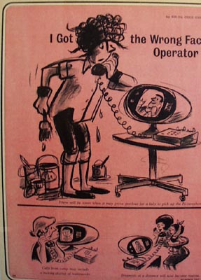 Bell System Picturephone Humor Article 1964