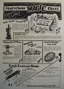 Boys Bargain House Marvelous Magic Chest Ad 1928