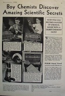 A.C.Gilbert Co Amazing Scientific Secrets Ad 1934
