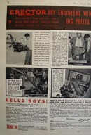 A.C.Gilbert Co Boy Engineers Win Big Prizes Ad 1934