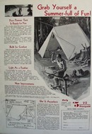 Pioneer Club Tent Grab Summer Full Fun Ad 1932