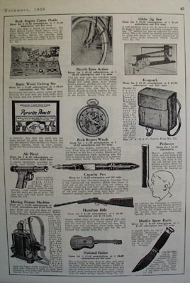 Open Road Subscription Buck Rogers Outfit Ad 1936