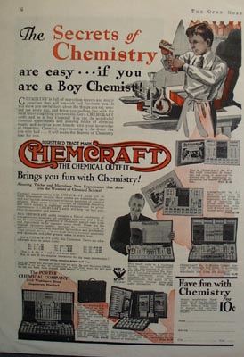 Porter Chemical Secrets of Chemistry Ad 1933